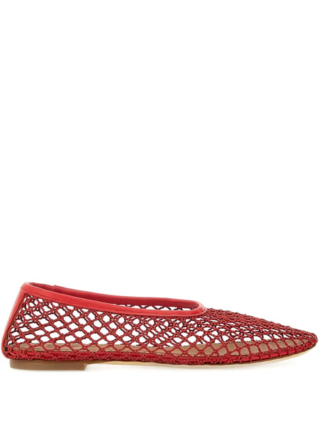  Staud Cut-out Flat Sandals - Red 
