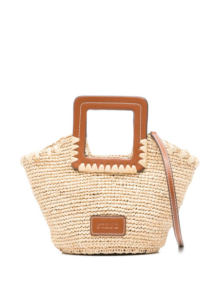  Staud Mini Shirley Tote Bag - Neutrals 