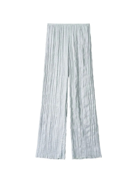  Staud Nami Pleated Trousers - Silver 