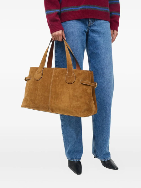  Staud Piper Suede Tote Bag - Brown 