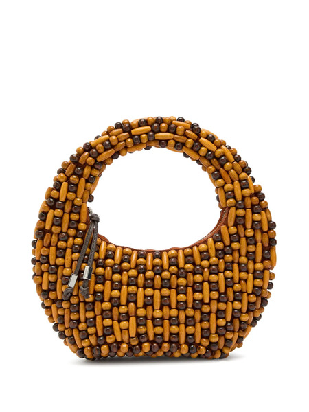  Staud Reef Beaded Tote Bag - Brown 
