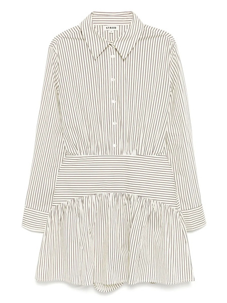  Staud Rocco Mini Dress - Neutrals 