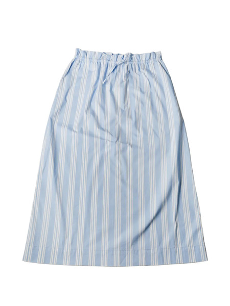  Staud Shore Striped-pattern Midi Skirt - Blue 