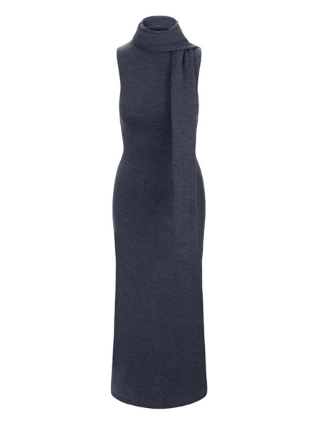  Staud Turtleneck Midi Dress - Grey 