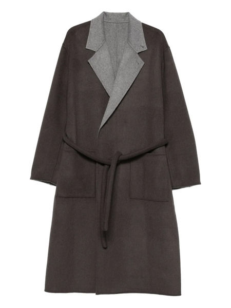  Stein Reversible Notched-lapels Coats - Grey 