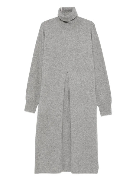  Stein Roll-neck Wool Dress - Grey 
