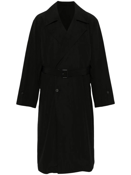  Stein Windproof Double-breasted Trench Coat - Black 
