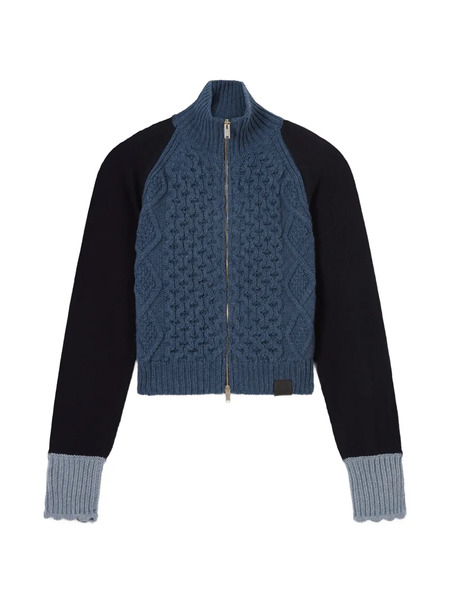  Stella Mccartney Cable-knit Cardigan - Blue 
