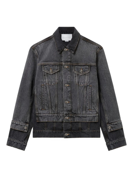  Stella Mccartney Double-layered Denim Jacket - Grey 