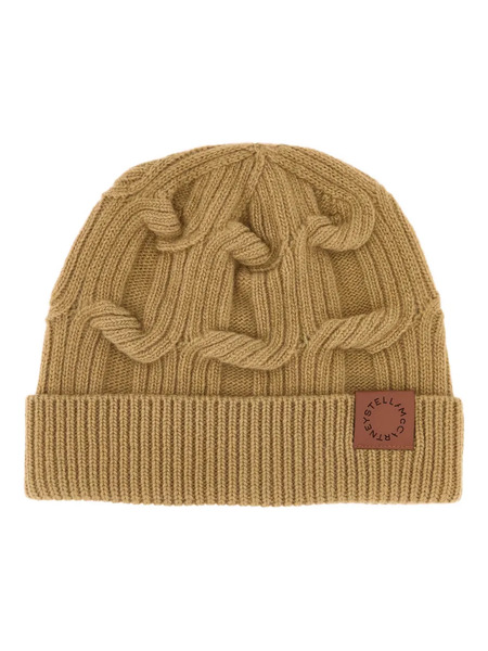  Stella Mccartney Falabella Beanie Hat - Neutrals 