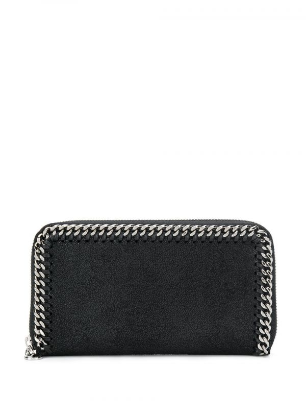  Stella Mccartney Falabella Continental Wallet - Black 