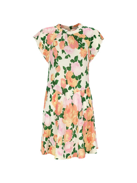  Stella Mccartney Floral Mini Dress - Neutrals 