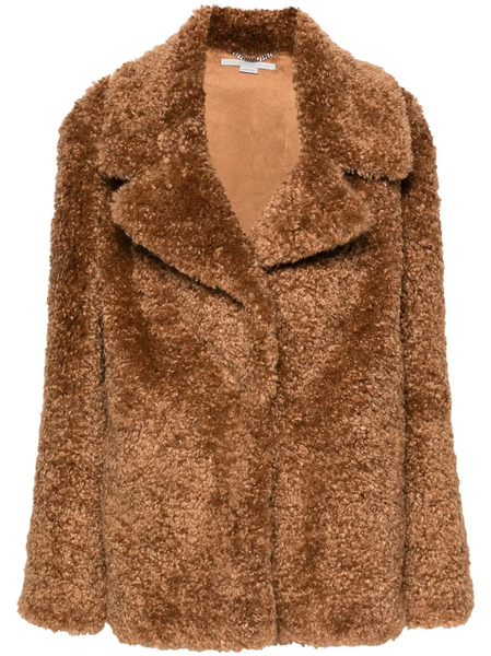  Stella Mccartney Fluffy Faux-shearling Jacket - Brown 