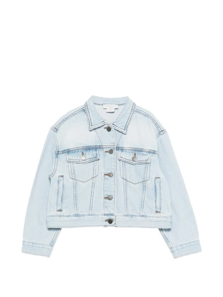  Stella Mccartney Kids Button-fastening Jacket - Blue 