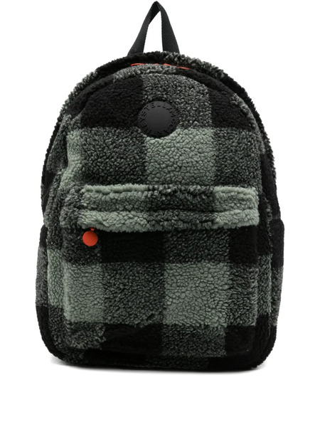  Stella Mccartney Kids Check-pattern Teddy Backpack - Green 