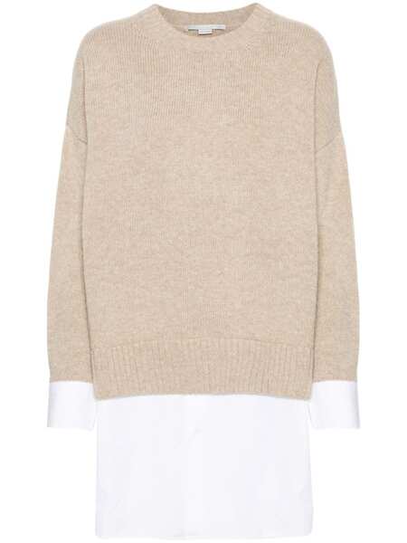  Stella Mccartney Layered-effect Jumper - Neutrals 