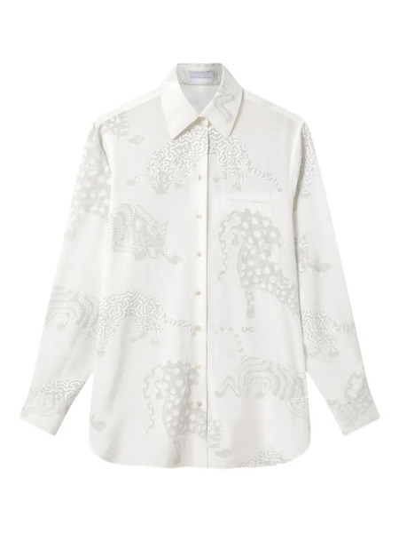  Stella Mccartney Leopard-pattern Shirt - Neutrals 