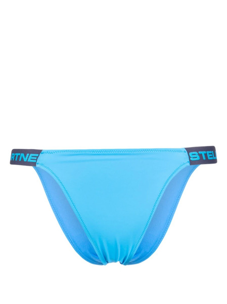  Stella Mccartney Logo-detail Bikini Bottoms - Blue 