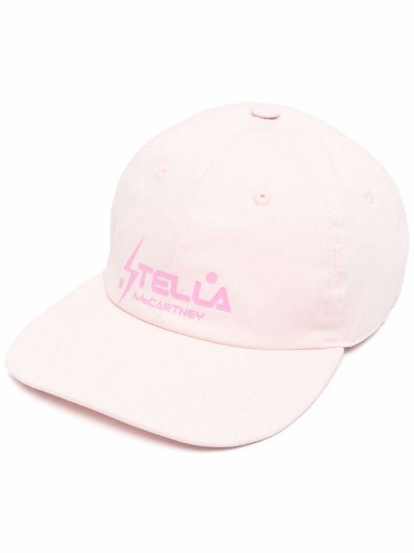  Stella Mccartney Logo-print Flat-peak Cap - Pink 