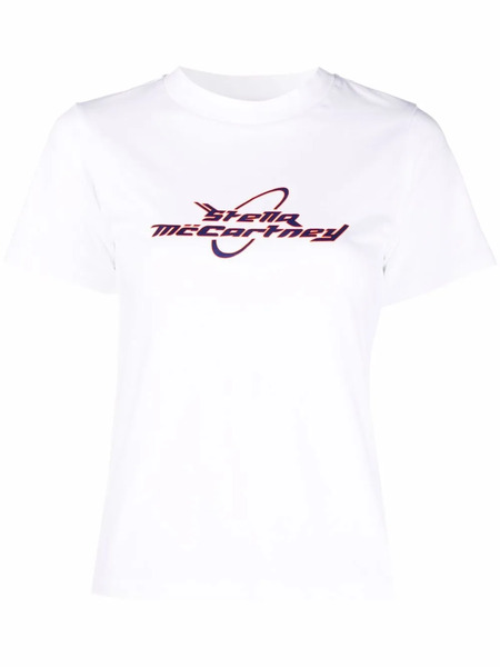  Stella Mccartney Logo-print Short-sleeve T-shirt - White 