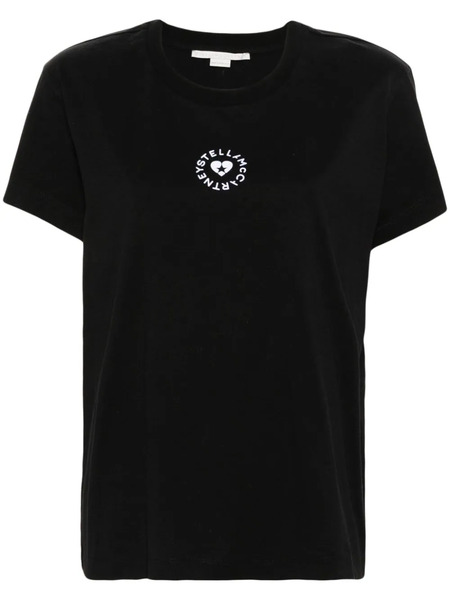  Stella Mccartney Lovestruck Logo T-shirt - Black 
