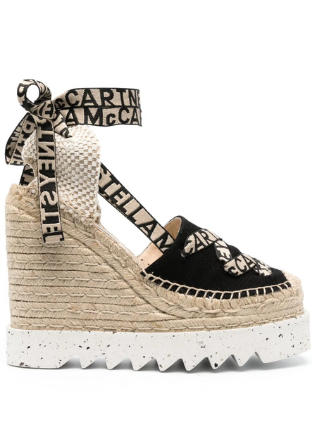  Stella Mccartney 140mm Gaia Espadrilles - Black 