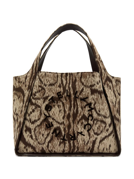  Stella Mccartney Patterned Tote Bag - Neutrals 