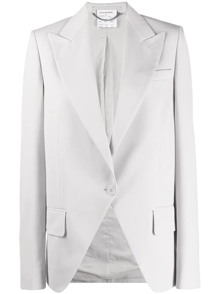  Stella Mccartney Peak-lapel Single-breasted Blazer - Grey 