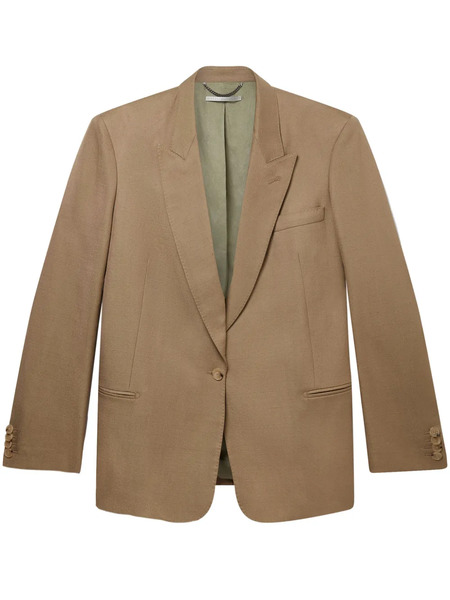  Stella Mccartney Peak-lapels Single-breasted Blazer - Neutrals 