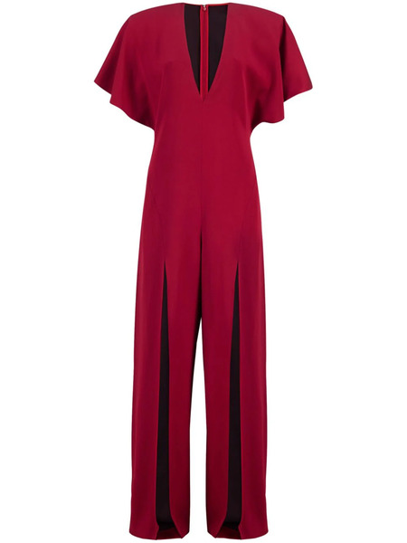  Stella Mccartney Satin Jumpsuit - Red 