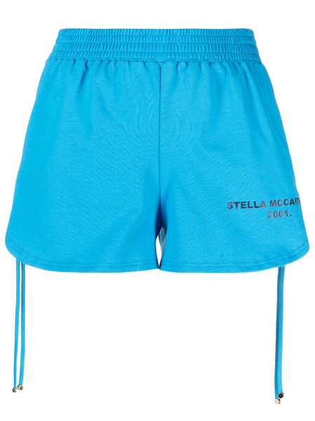  Stella Mccartney Side Drawstring-fastening Shorts - Blue 