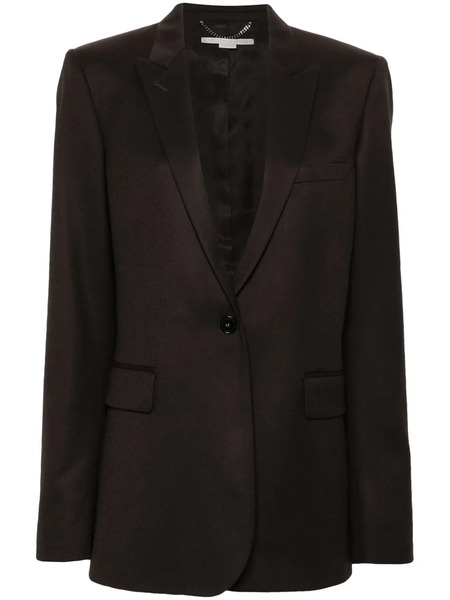  Stella Mccartney Single-breasted Wool Blazer - Brown 