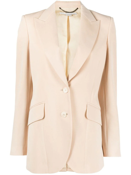  Stella Mccartney Single-breasted Wool Blazer - Neutrals 
