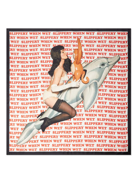  Stella Mccartney Slippery When Wet Silk Scarf - Neutrals 