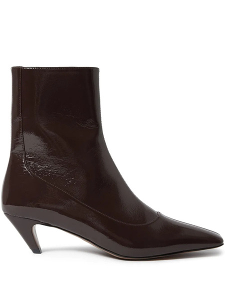  Stella Mccartney Spur Heeled Ankle Boots - Brown 
