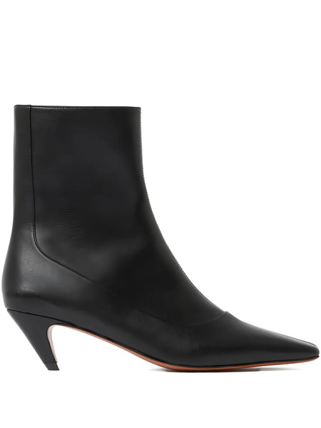  Stella Mccartney Square-toe Ankle Boots - Black 
