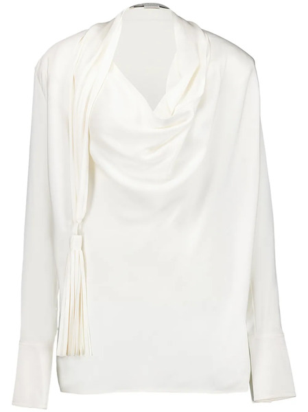  Stella Mccartney Tassel Draped Top - White 