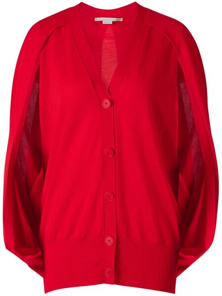  Stella Mccartney Wool Cardigan - Red 