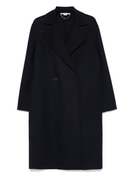  Stella Mccartney Wool Double-breasted Coat - Blue 