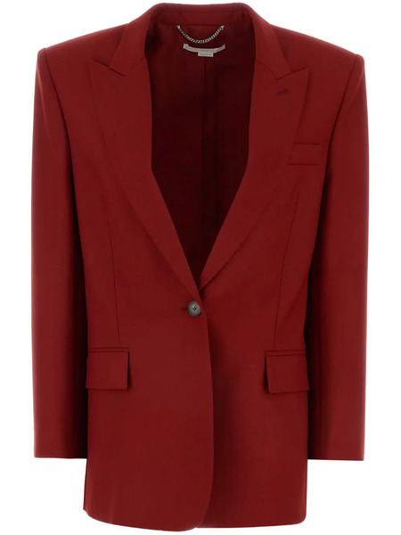  Stella Mccartney Wool Oversize Blazer - Red 