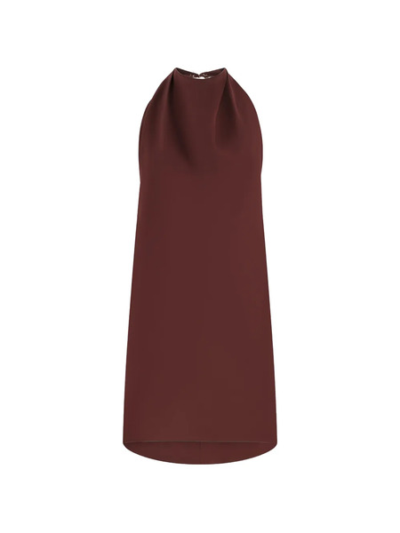  Stephan Janson Halterneck Mini Dress - Brown 