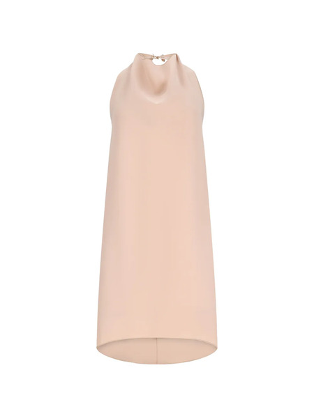  Stephan Janson Knotted Mini Dress - Neutrals 