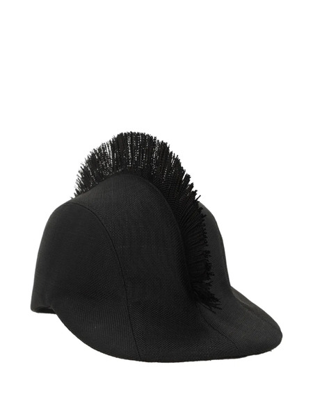  Stephen Jones Fringed Hat - Black 