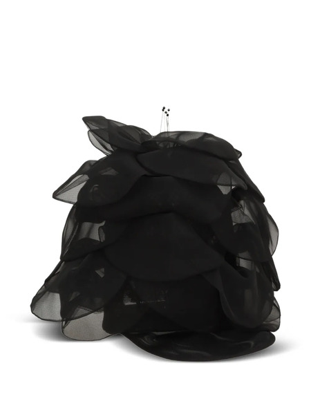  Stephen Jones Ruffled Hat - Black 
