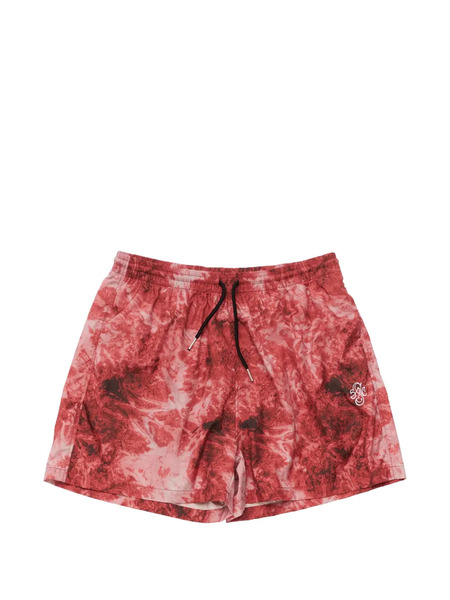  Stockholm Surfboard Club Printed Swim Shorts - Red 