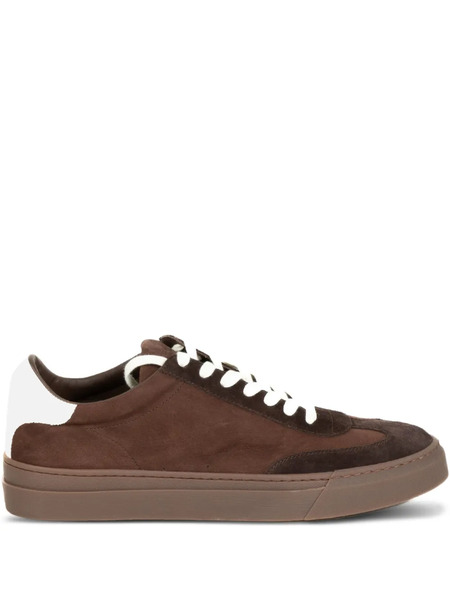  Stokton Panelled Suede Sneakers - Brown 