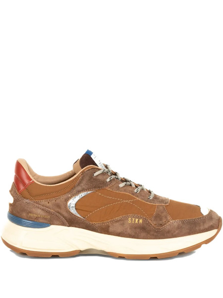  Stokton Reverse Panelled Sneakers - Brown 