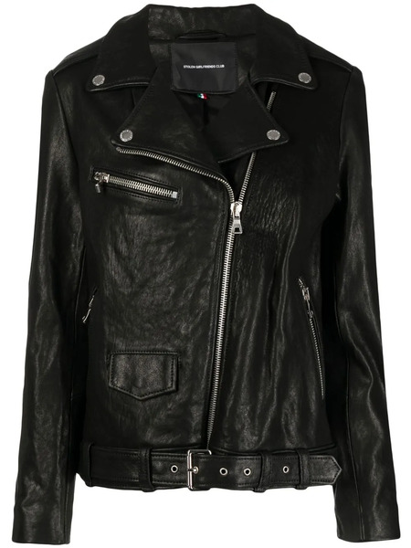  Stolen Girlfriends Club Lydia Biker Jacket - Black 