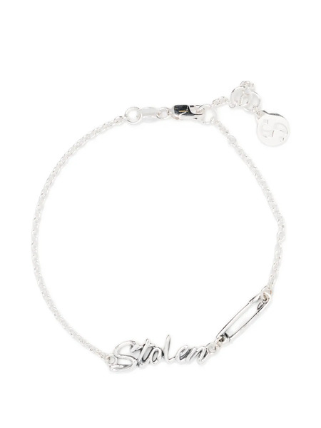 Stolen Girlfriends Club Sentimental Script Bracelet - Silver 