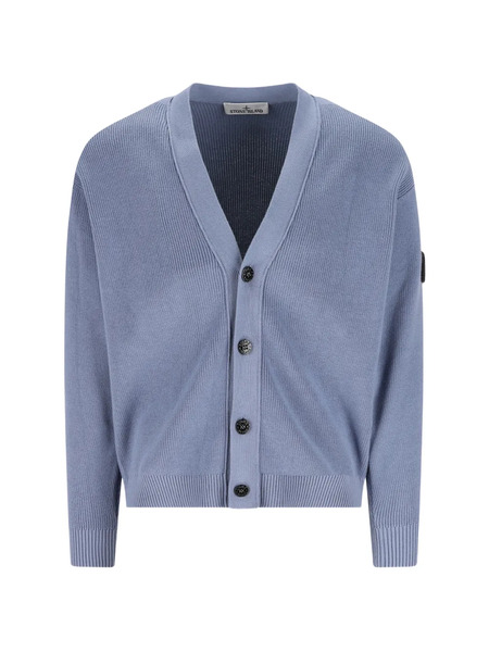  Stone Island Buttoned Cardigan - Blue 
